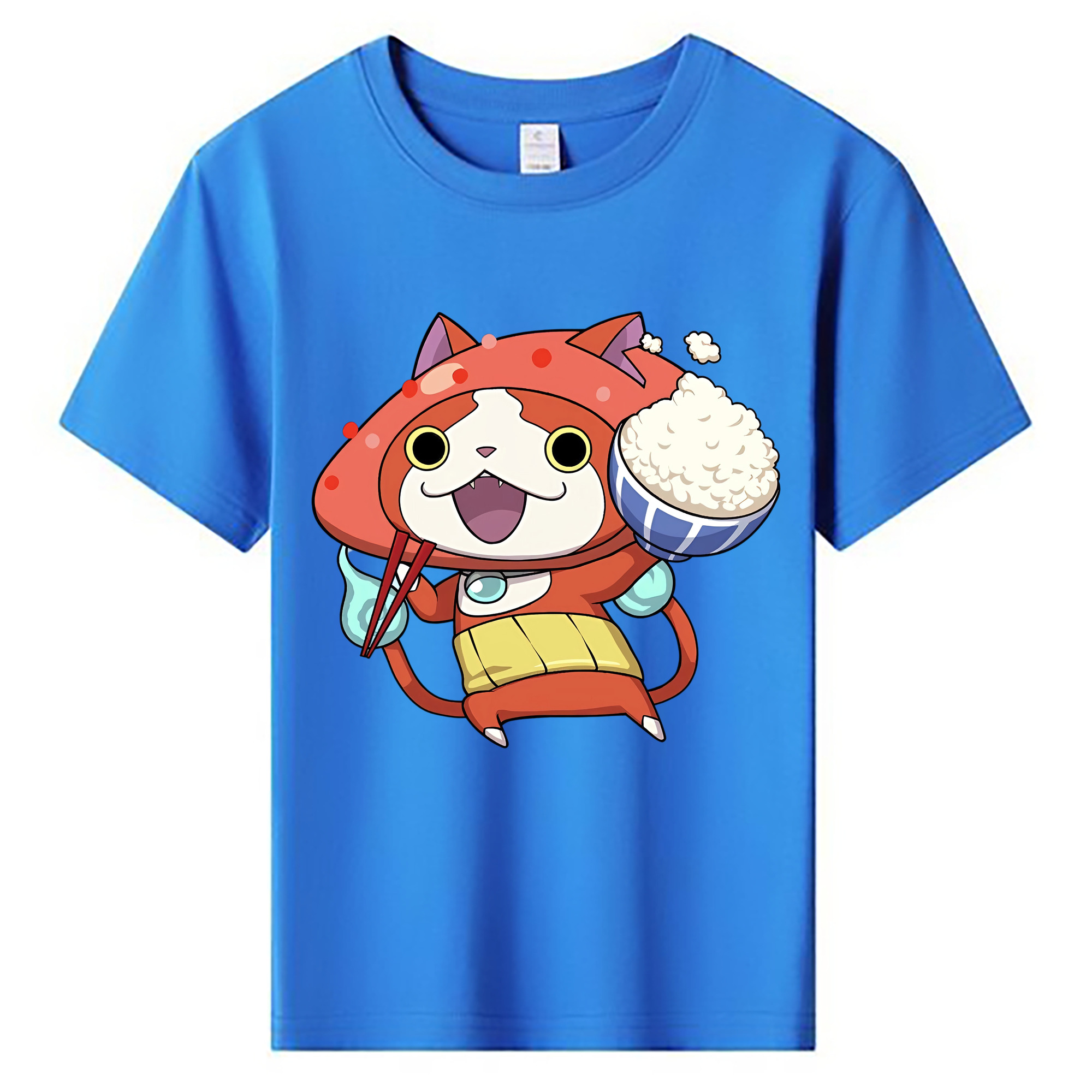 （画像用） 妖怪ウォッチ Yo-kai Watch 綿100％キッズTシャツ（フロントプリント）